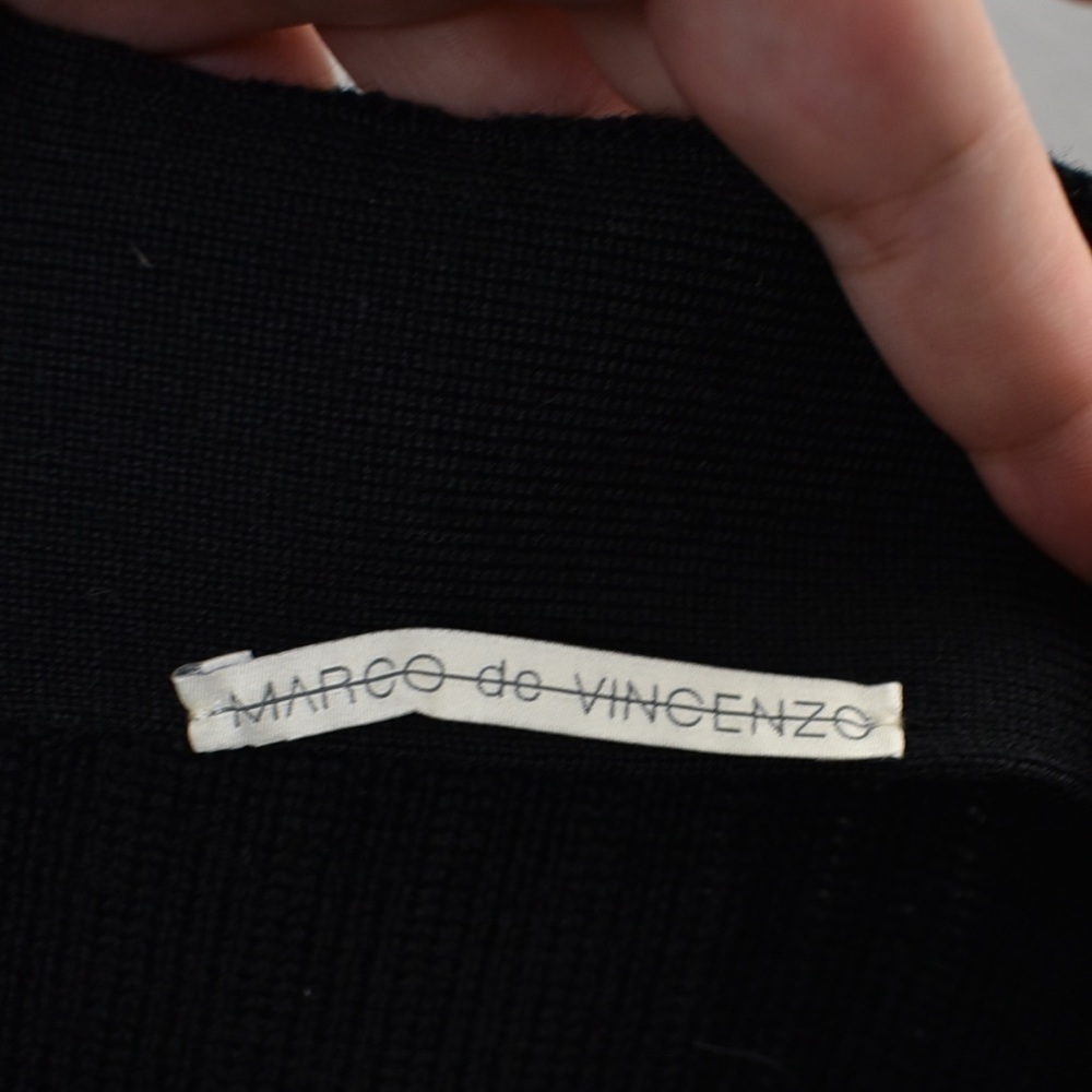 MARCO DE VINCENZO Knit Ribbed Stripe Skirt - Picture 13 of 14